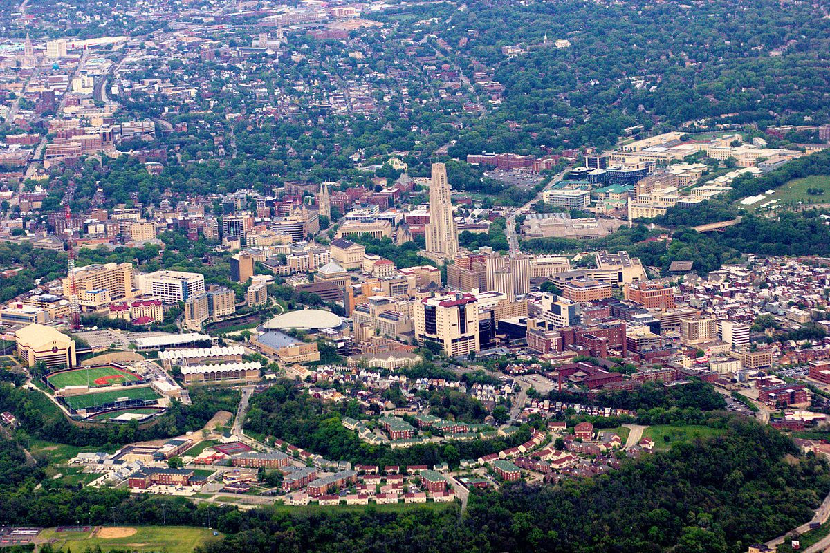 aerial view of oakland